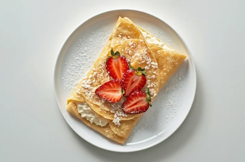 Low Carb Cream Cheese Crepes 5 Low Carb Cream Cheese Crepes