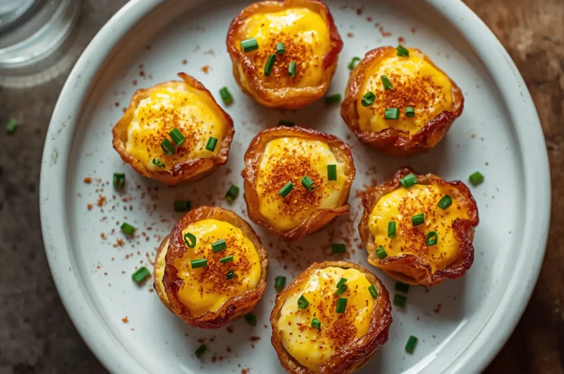 Bacon and Cheddar Egg Bites 6 Bacon and Cheddar Egg Bites