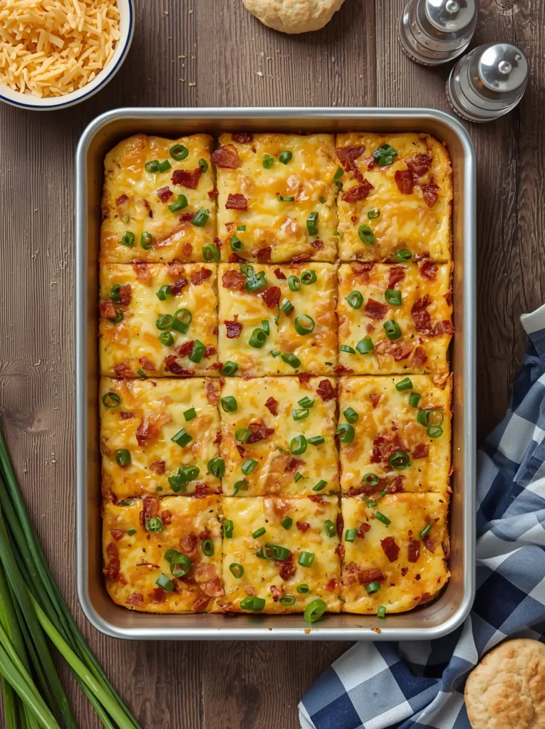 Sheet pan eggs for breakfast sandwiches
