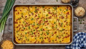 Sheet Pan Eggs Sheet pan eggs fresh out of the oven