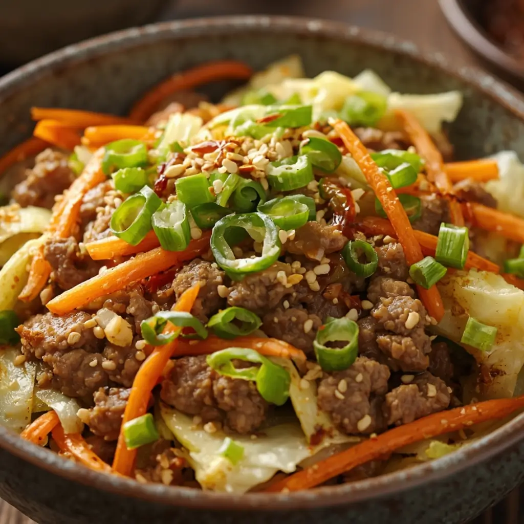 Keto Egg Roll in a Bowl