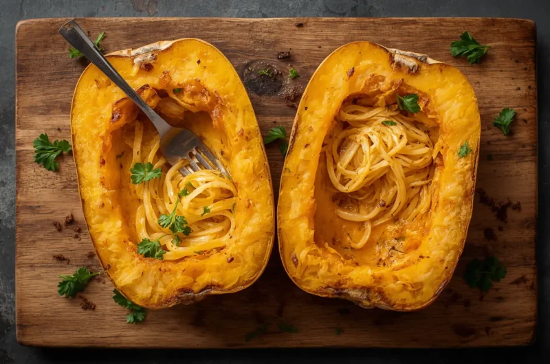 Baked Spaghetti Squash 5 Baked Spaghetti Squash
