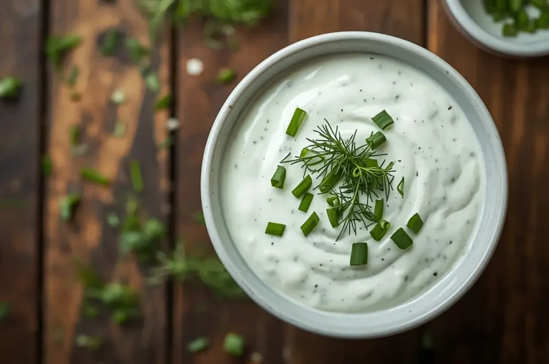 Greek Yogurt Salad Dressing Ranch