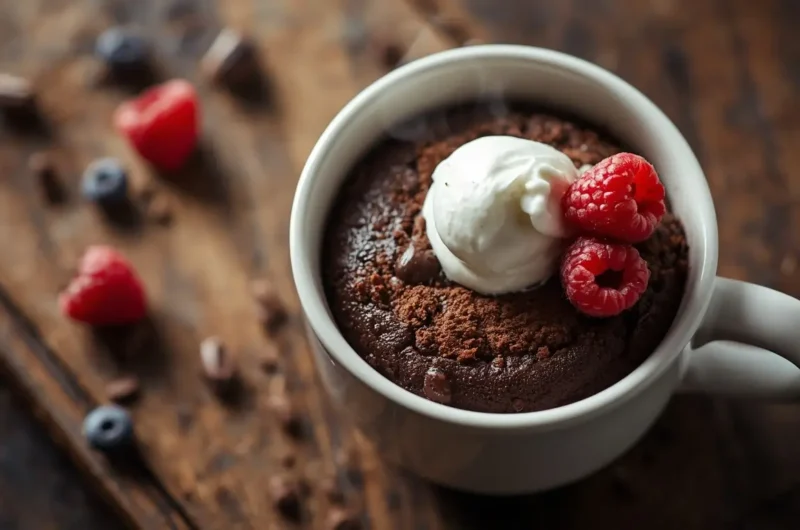 Keto Chocolate Mug Cake 5 Keto Chocolate Mug Cake