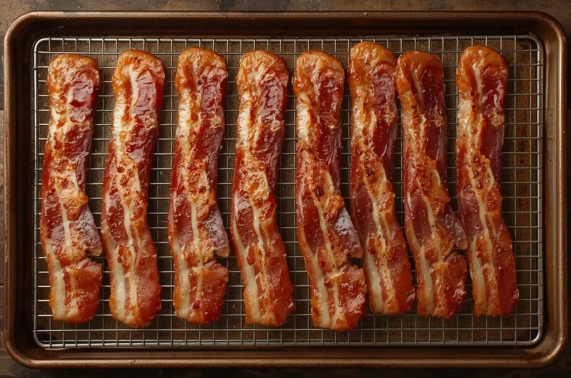 Turkey Bacon in the Oven 5 Turkey Bacon in the Oven
