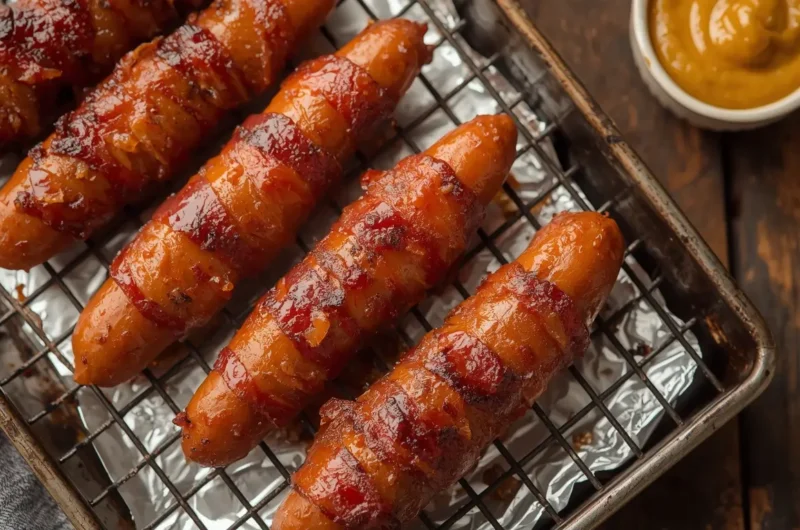 Bacon Wrapped Hot Dogs 4 Bacon Wrapped Hot Dogs