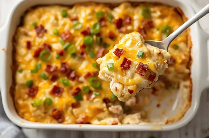 Chicken Bacon Ranch Casserole 5 Chicken Bacon Ranch Casserole