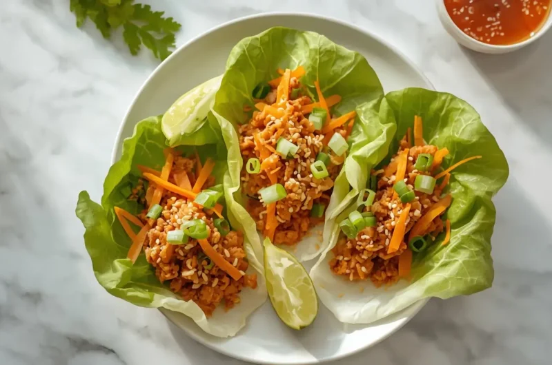 Chicken Lettuce Wraps 6 Chicken Lettuce Wraps