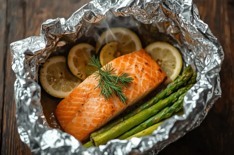 Salmon Foil Packets 5 Salmon Foil Packets